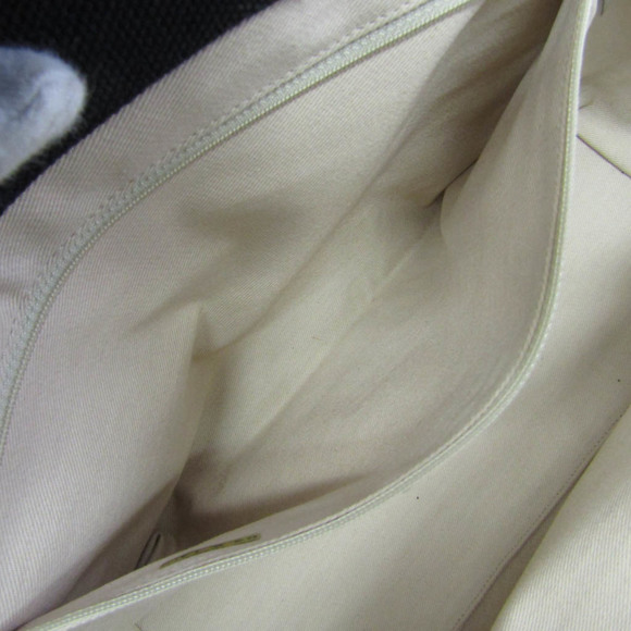 CHANEL Leather & Canvas Tote Bag Black - Picture 11 of 15